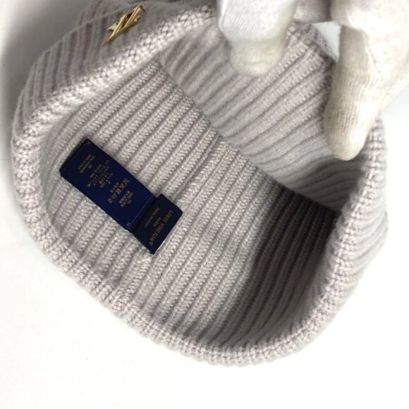 LOUIS VUITTON M78970 Beanie-LV Spark beanie knit cap hat Cashmere Gurege gray - Picture 10 of 16